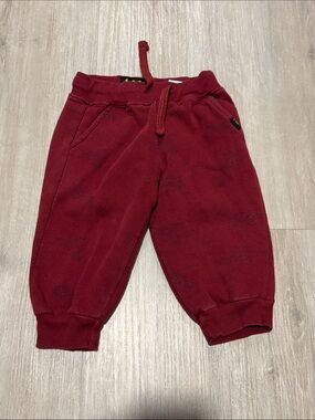Lee Kids Maroon Jogger Sweatpants